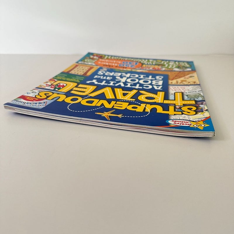 Active Minds Stupendous Travel Activity Book and Stickers
