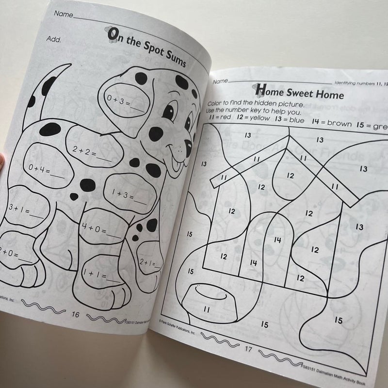 Dalmatian Math Activity Workbook