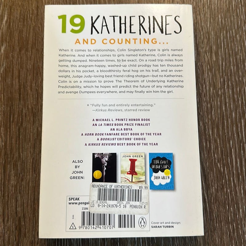 An Abundance of Katherines