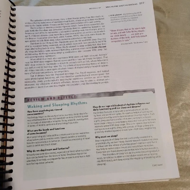 Psychology, Seventh Edition, in Modules (spiral)