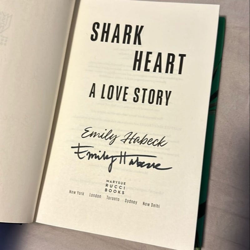 Shark Heart SIGNED BY AUTHOR