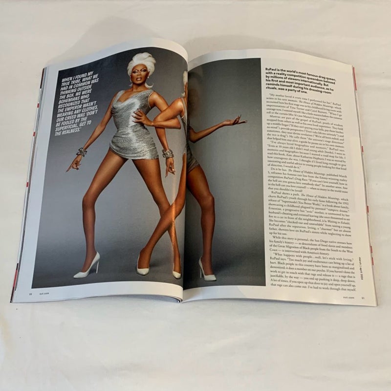 Out RuPaul “The Making of an Icon” Issue March/April 2024 Magazine