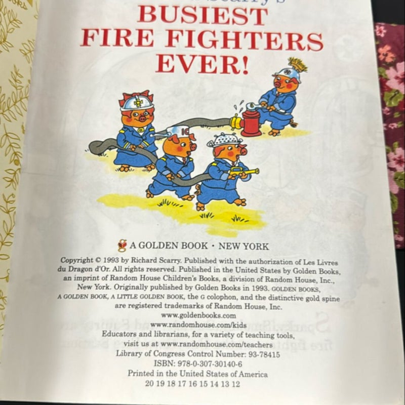 Richard Scarry's Busiest Firefighters Ever!