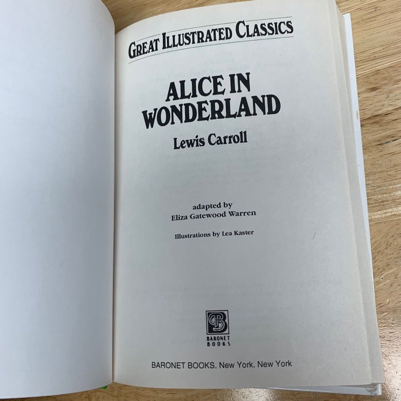 Alice In Wonderland Great Illustrated Classics 