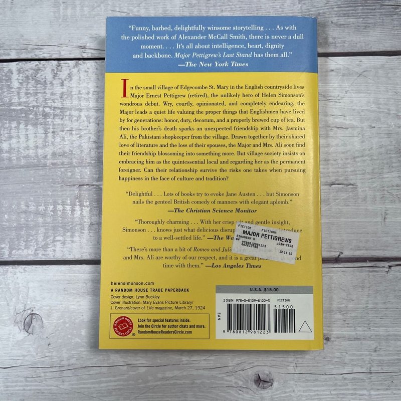 Major Pettigrew's Last Stand