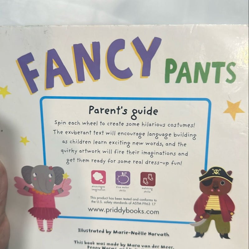 Priddy Books Fancy Pants Board Book