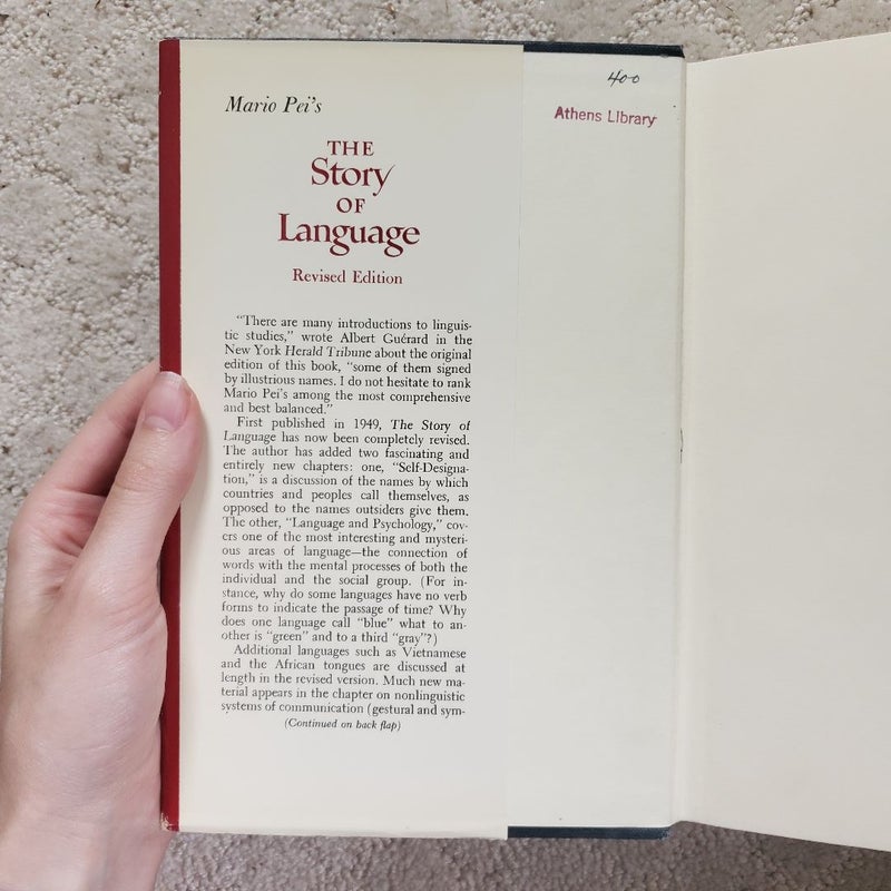 The Story of Language (4th Revised Edition Printing, 1965)