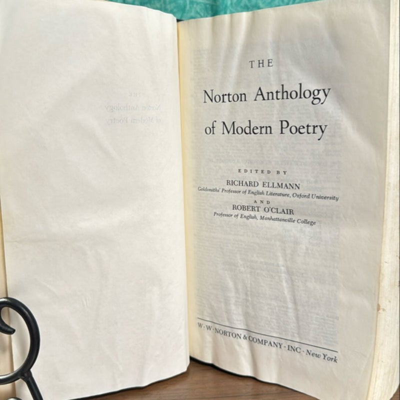 The Norton Anthology of Modern Poetry