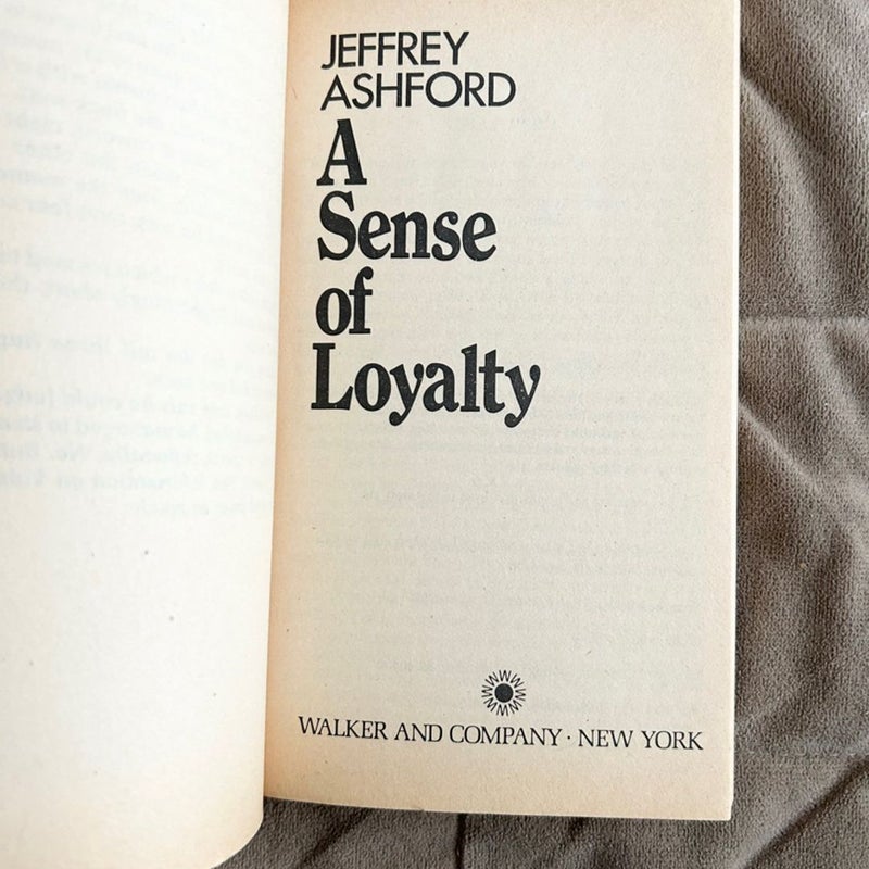 A Sense of Loyalty 2232