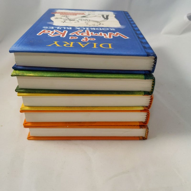 Diary of a Wimpy Kid Lot of 5: #2, 3, 4, 9, Do-it-yourself