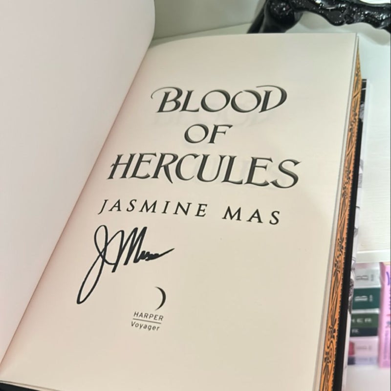 WATERSTONES Blood of Hercules SIGNED OOP