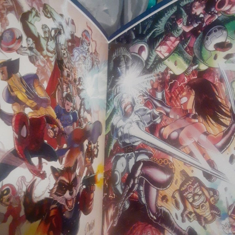 Marvel Vs Capcom Official complete Works art book by Udon