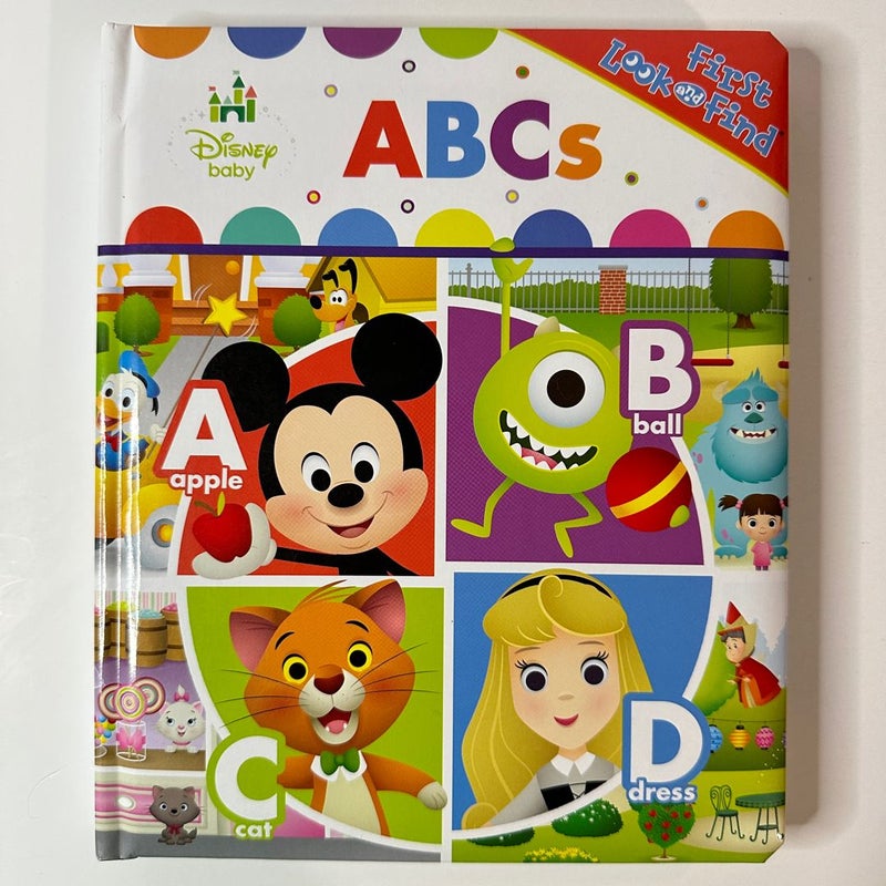 Disney Baby ABCs First Look and Find (Board Book)