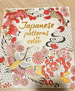 Japanese patterns to color