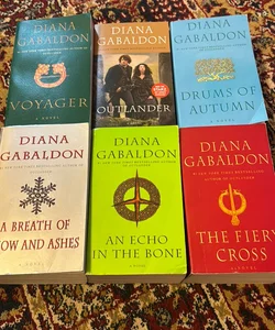 Set of 6 Outlander books