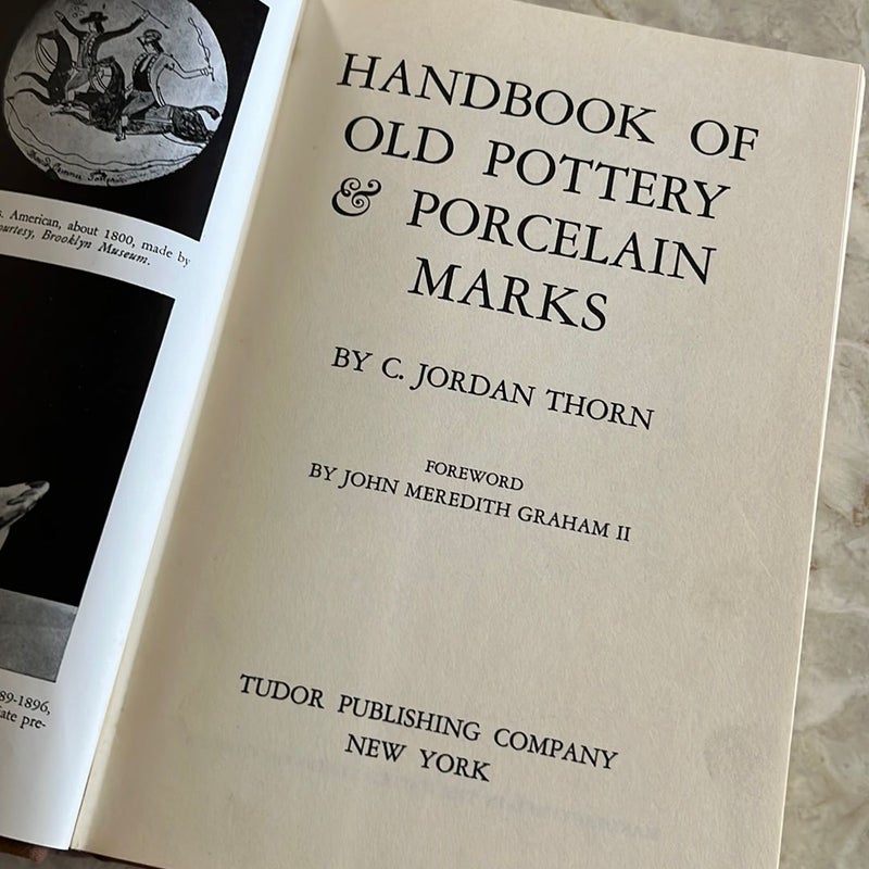 Handbook of Old Pottery and Porcelain Marks 