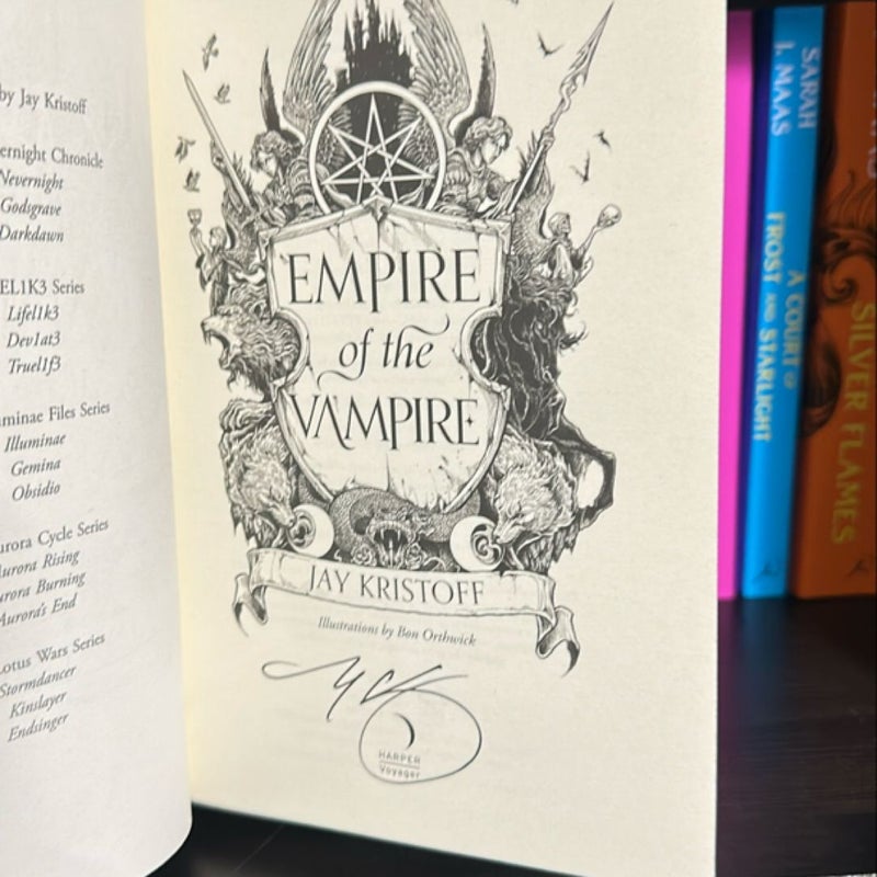 Empire of the Vampire and Empire of the Damned Waterstones Edition