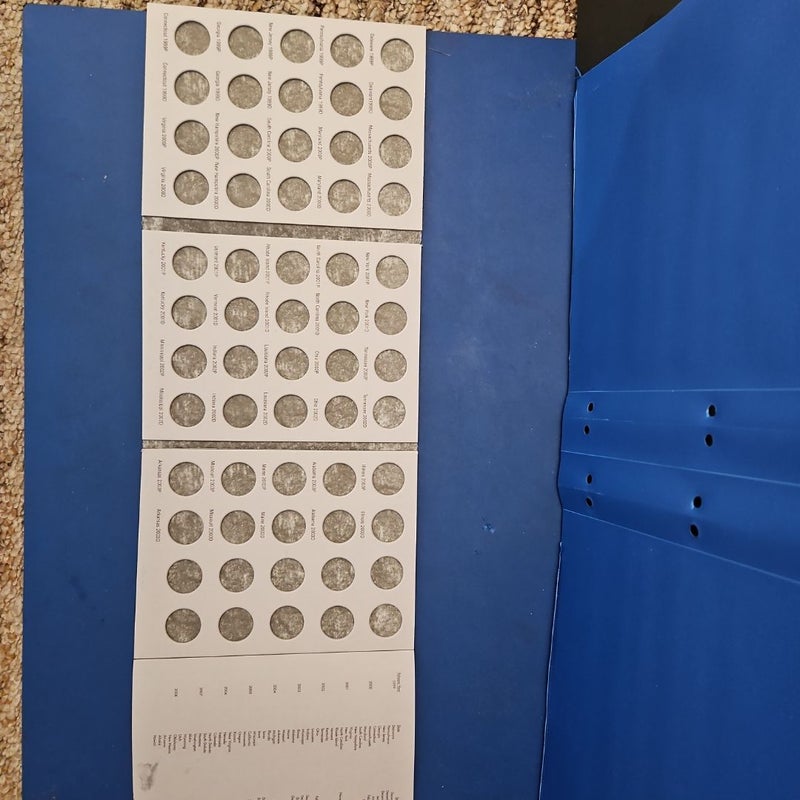 Whitman WASHINGTON QUARTERS Coin Portfolio Volume 1 (1999 - 2003)