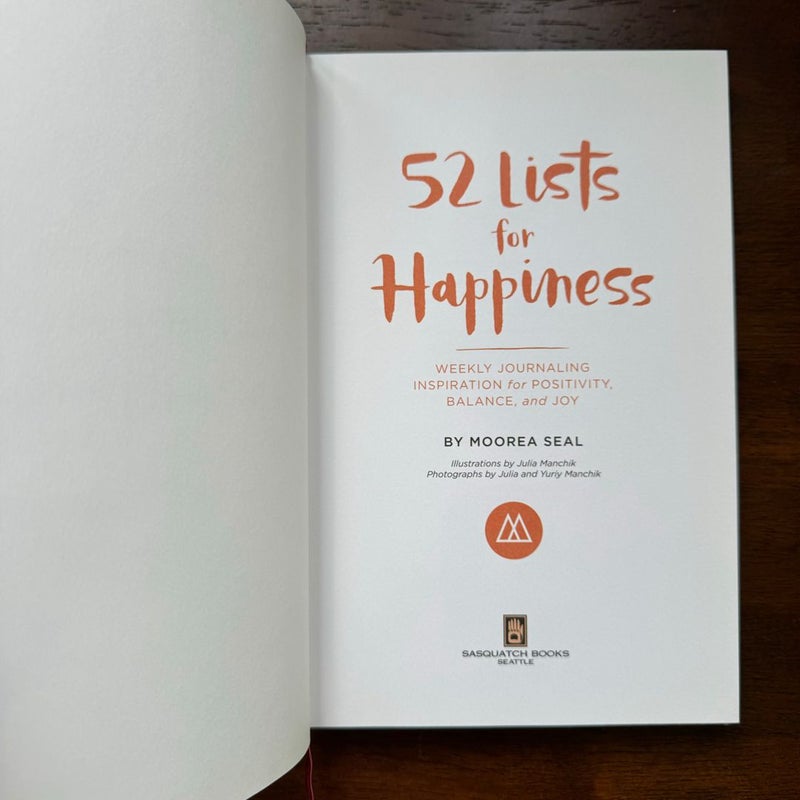 52 Lists for Happiness