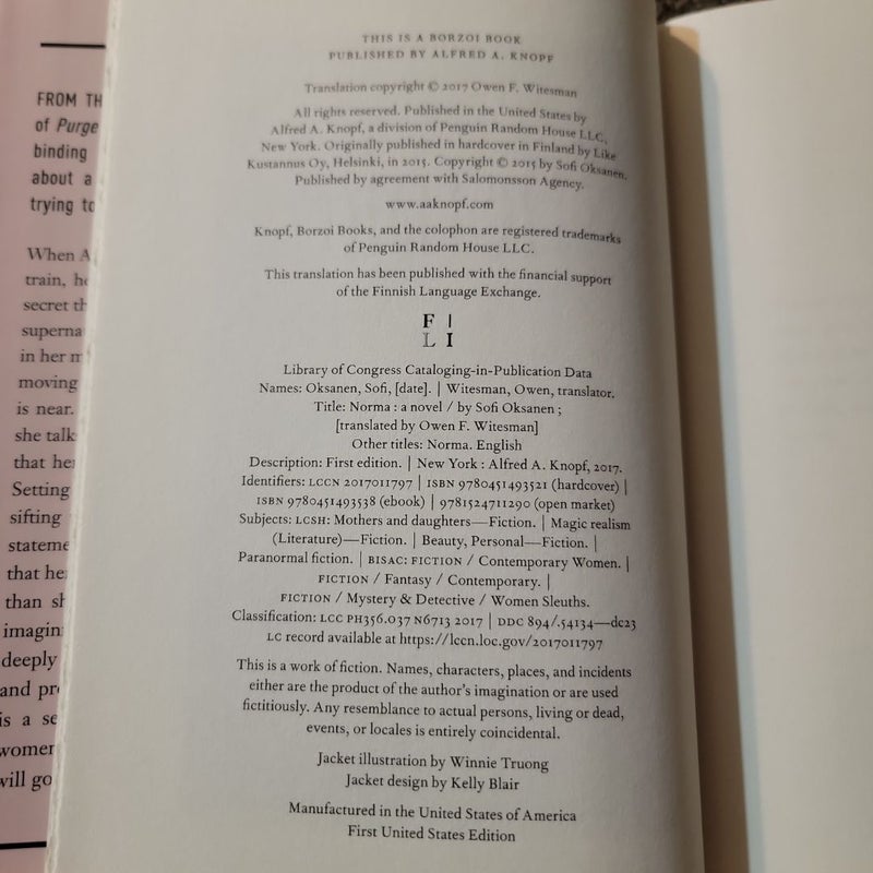Norma (2017 First Edition)