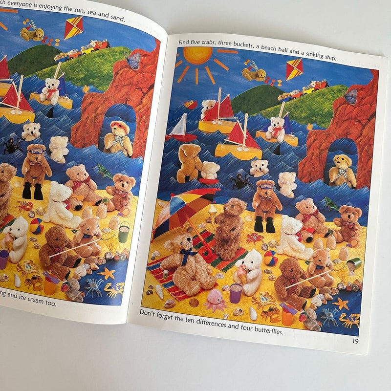 Usborne Picture Puzzles, Teddyland, Spot the Differences