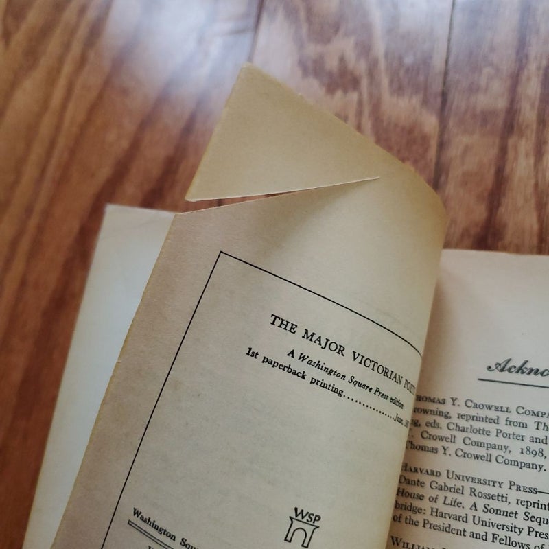 The Major Victorian Poets
