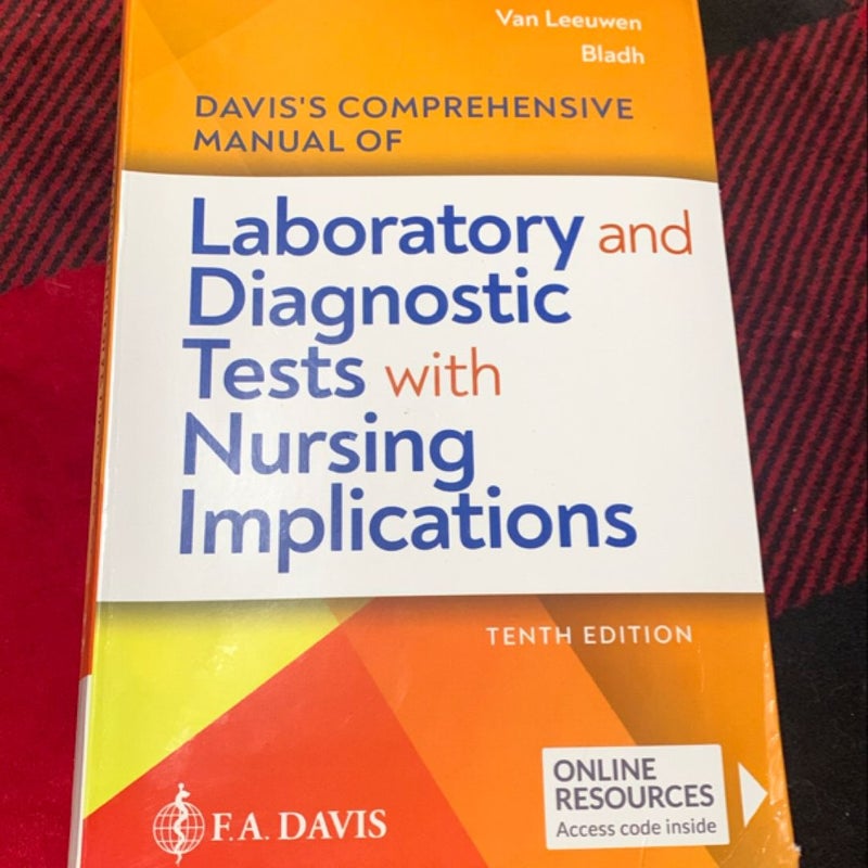 Davis's Comprehensive Manual of Laboratory and Diagnostic Tests with Nursing Implications