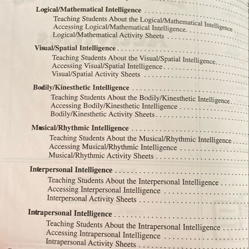 Multiple Intelligences Activities