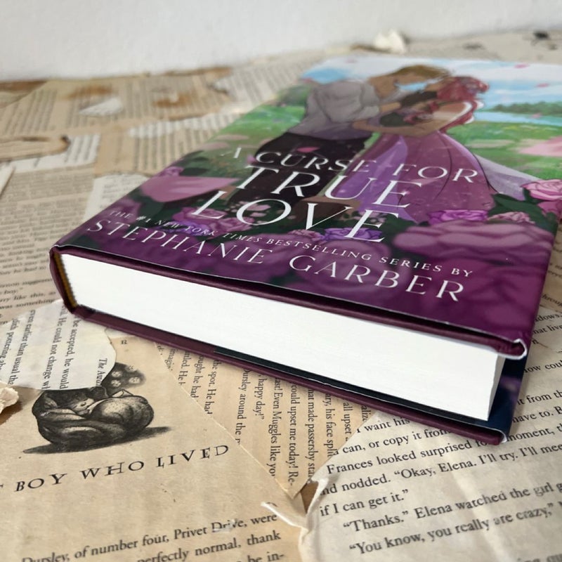 A curse for true love special edition dust jacket hardcover