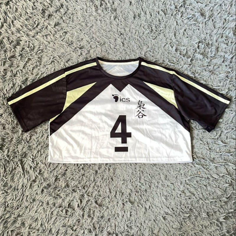 Haikyu!! Bokuto Cosplay Jersey Crop-Top