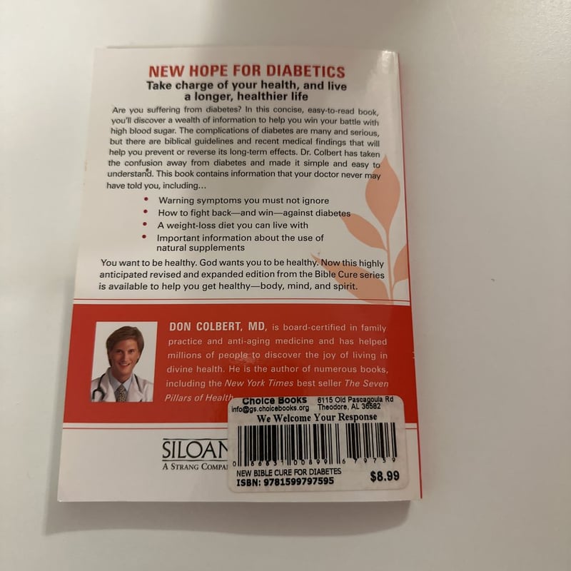 The New Bible Cure for Diabetes by Don Colbert, MD, Paperback | Pangobooks
