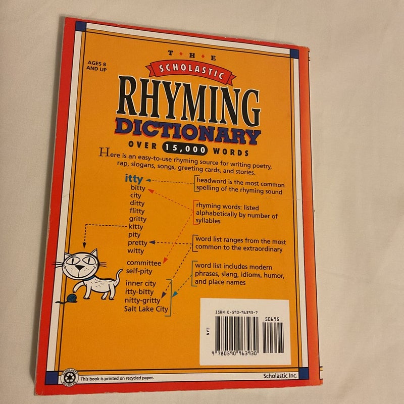 Scholastic Rhyming Dictionary