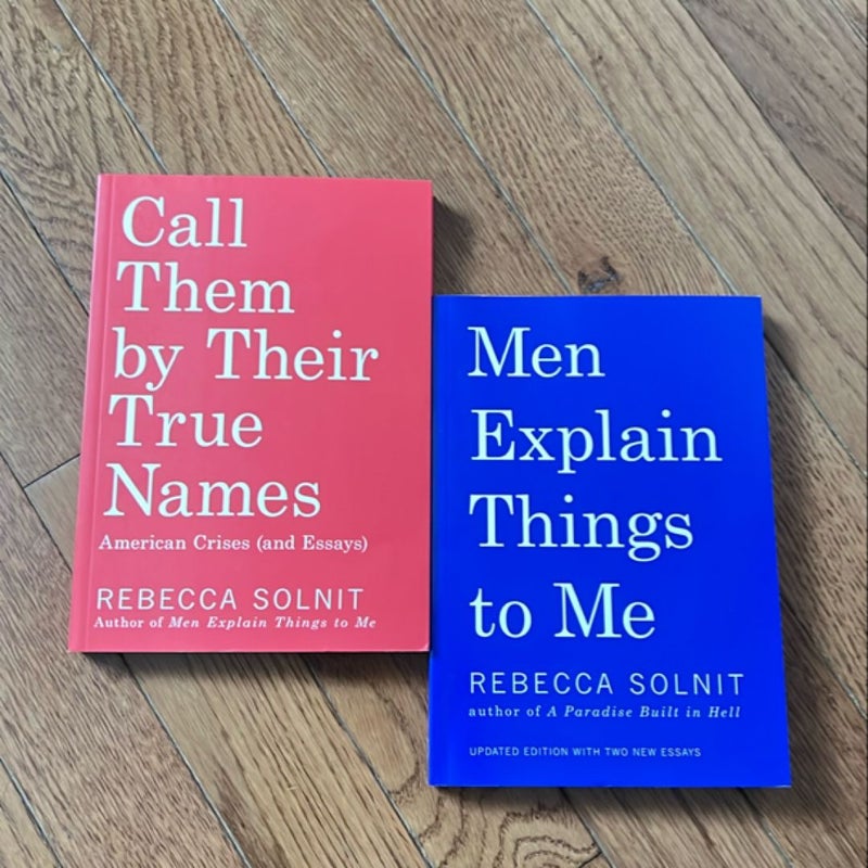 *BUNDLE* Call Them by Their True Names & Men Explain Things to Me