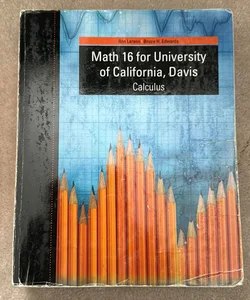 Math 16 for University of California, Davis