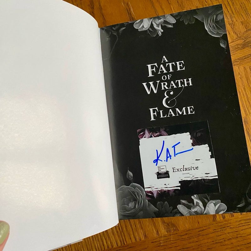 A Fate of Wrath & Flame Bookish Box