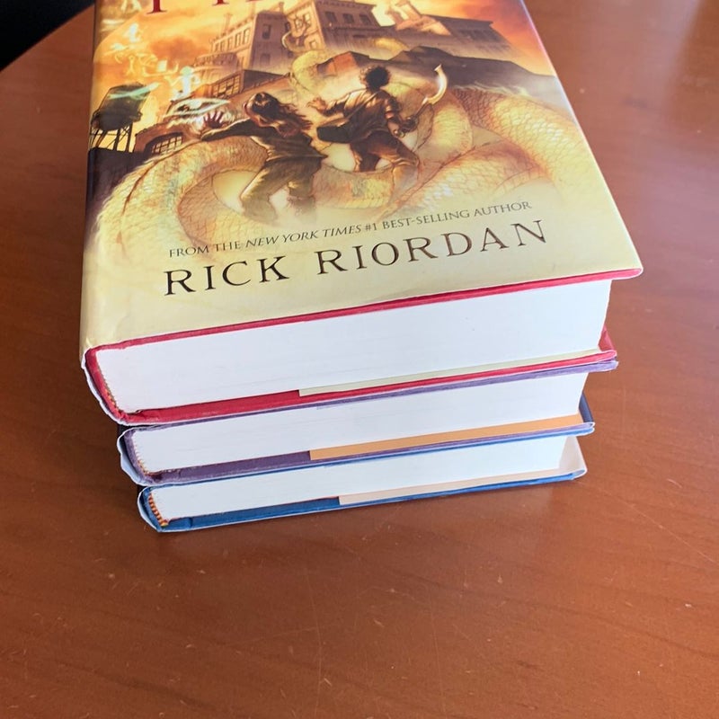 The Kane Chronicles Books 1-3: The Red Pyramid, The Throne of Fire, The Serpent’s Shadow
