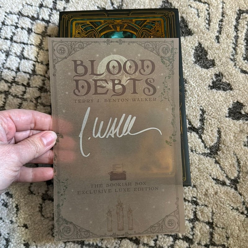 Blood Debts with SIGNED overlay