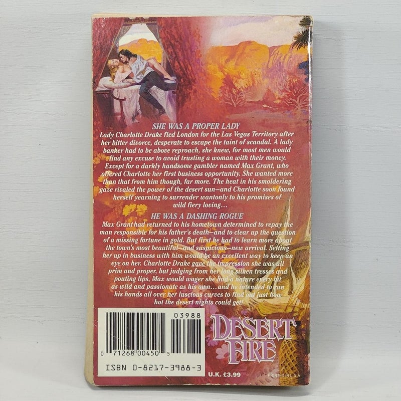 Desert Fire Vtg Paperback 