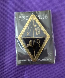 Owlcrate Witches Steeped in Gold 'Ruthless Rivals' Enamel Pin
