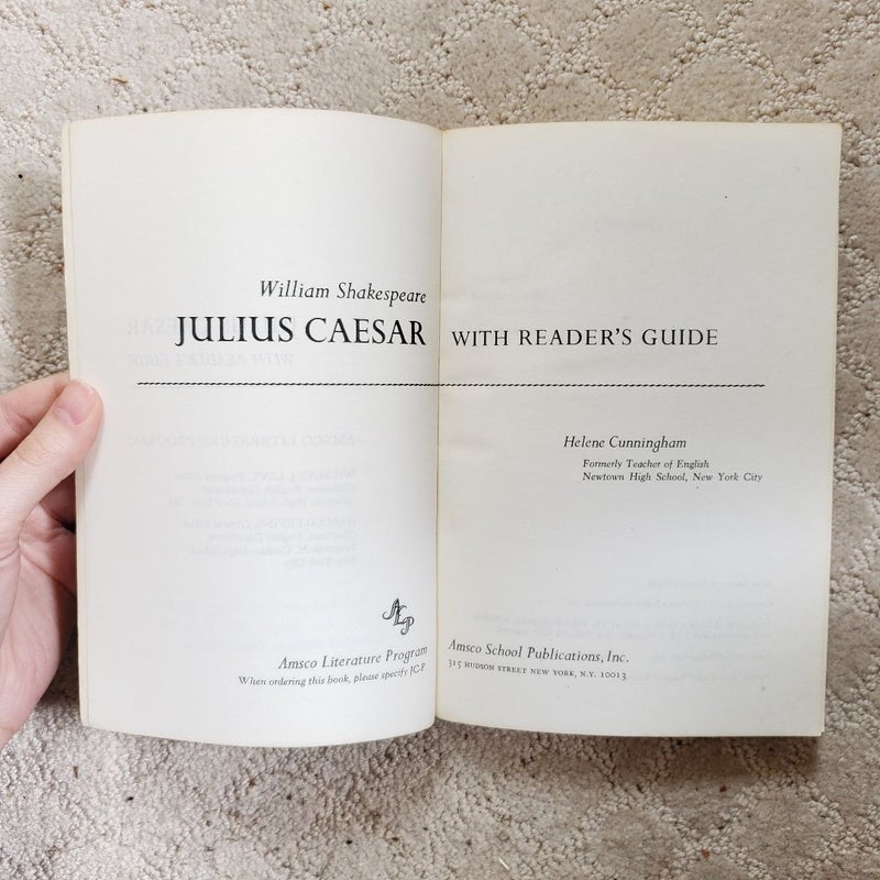 Julius Caesar: with Reader's Guide (1970)