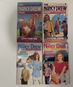 Nancy Drew Files bundle: 19 Sisters in Crime, 29 Pure Poison, 51 A Model Crime, 57 Into Thin Air