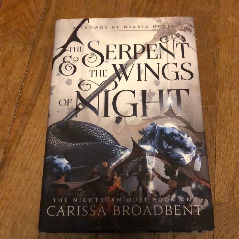 The Serpent and the Wings of Night OOP cover by Carissa Broadbent, Hardcover Pangobooks