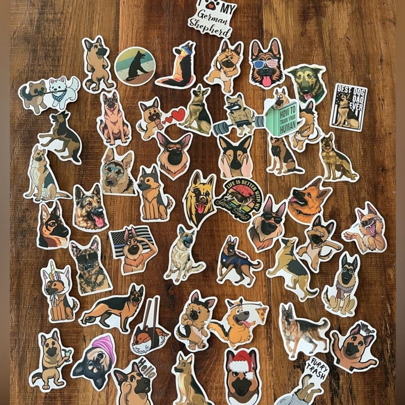 Woof! Woof! Bark! Bark! German Shepherd