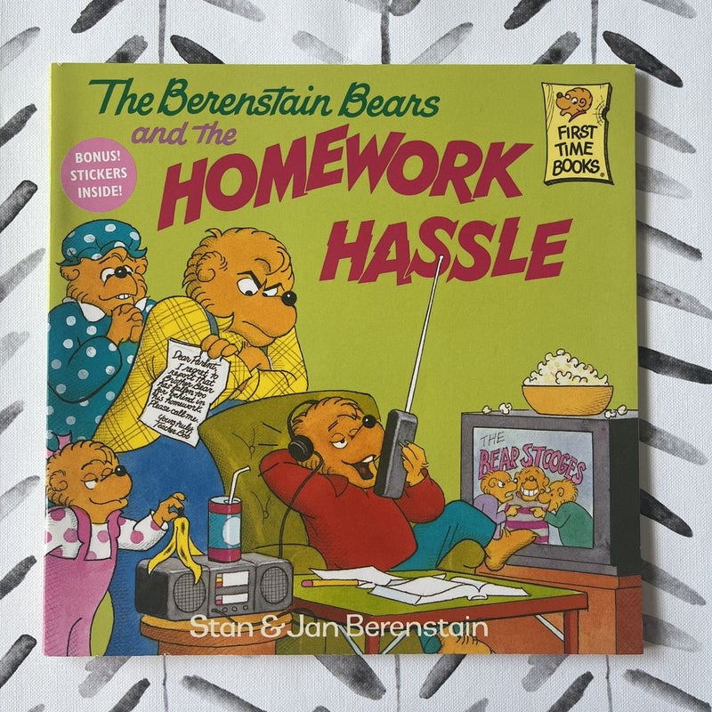 berenstain bears homework hassle book