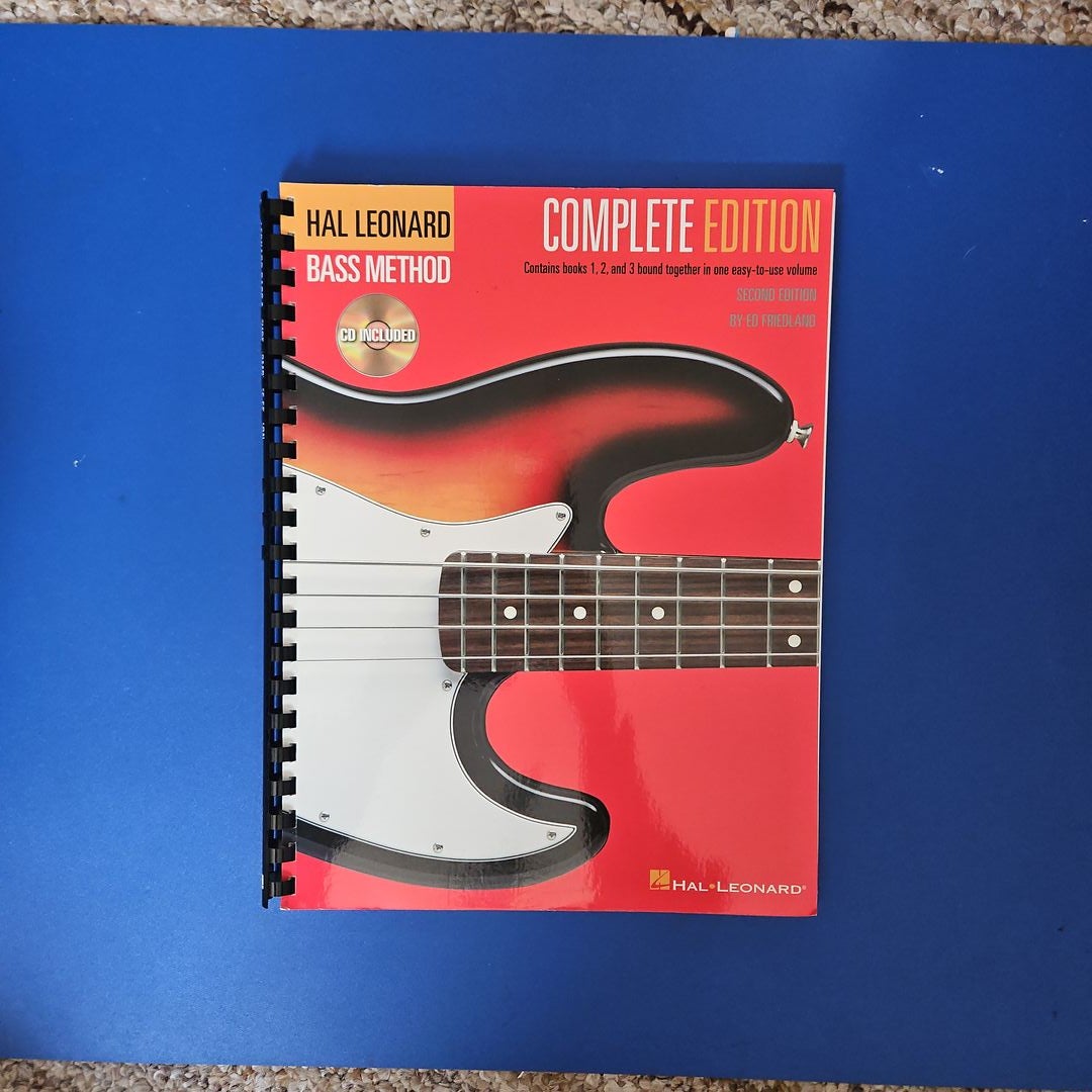 Hal Leonard Bass Method - Complete Edition: Books 1, 2 and 3 Bound Together in One Easy-To-Use Volume! (Bk/Online Audio)