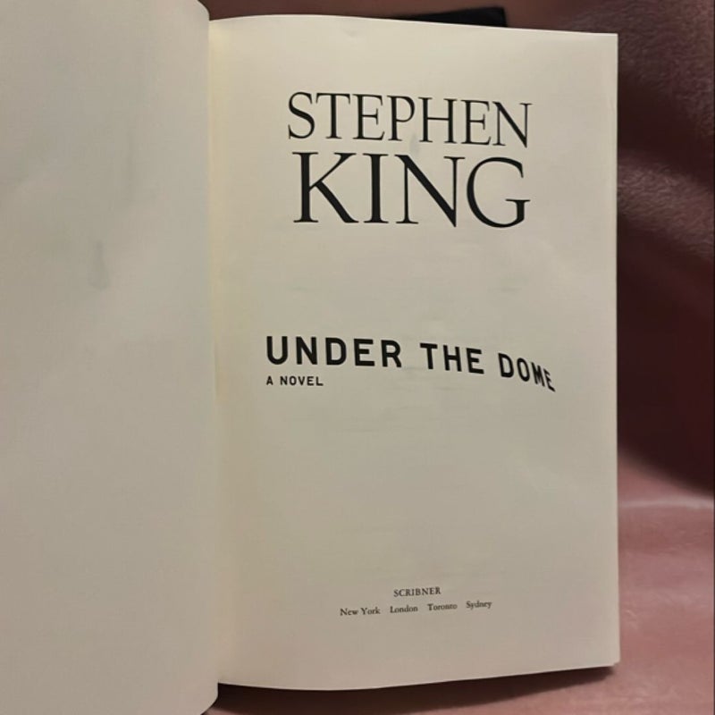Under the Dome - First Edition, Hardcover with Dust Jacket