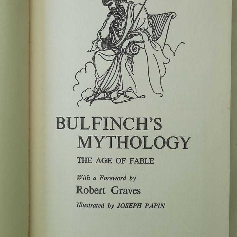 Bulfinch's Mythology 1968 HC 383 pgs