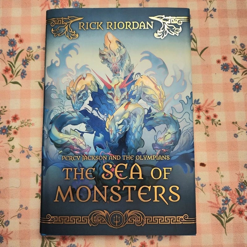 The Sea of Monsters Illumicrate Special Edition (#2 of Percy Jackson) Slightly Damaged, Signed ✨️