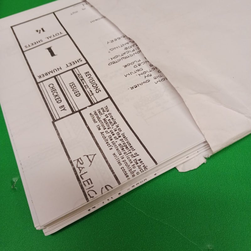 Drawings for Blueprints and Plans for HVAC
