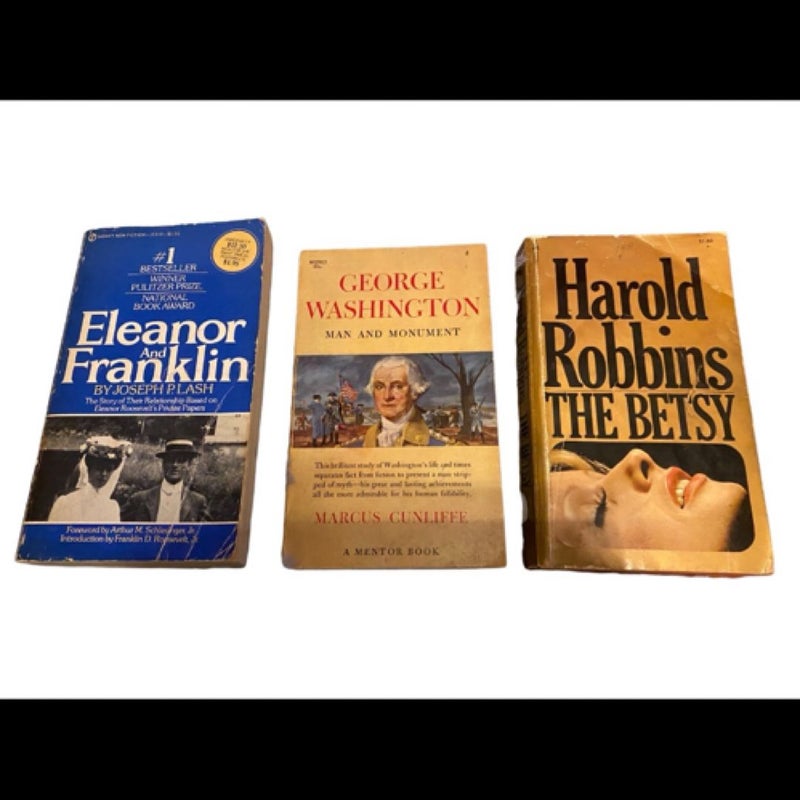 Lot Of 3 Presidential Paperback Books